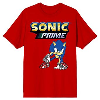 Men's Sonic Prime Character Art Short Sleeve Graphic T-Shirt
