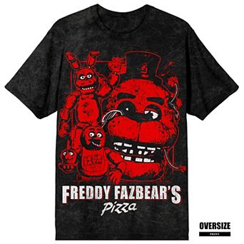 Men's Five Nights At Freddys Short Sleeve Graphic T-Shirt