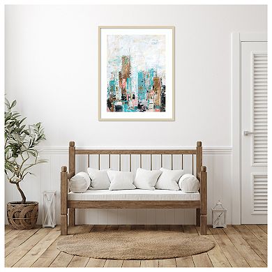 Misty Hues I by Ethan Harper Wood Framed Wall Art Print