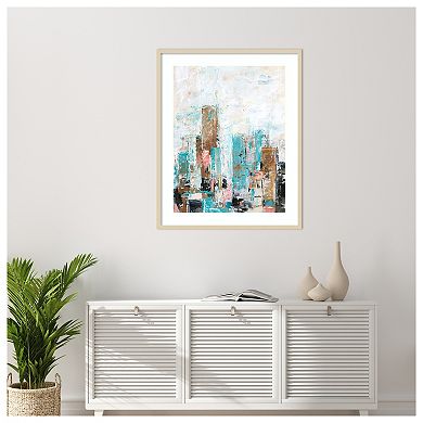 Misty Hues I by Ethan Harper Wood Framed Wall Art Print