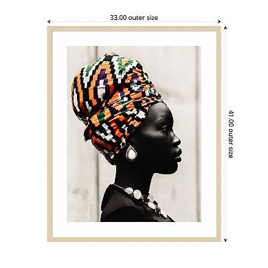 Black is Style by Oladimeji Odunsi Wood Framed Wall Art Print