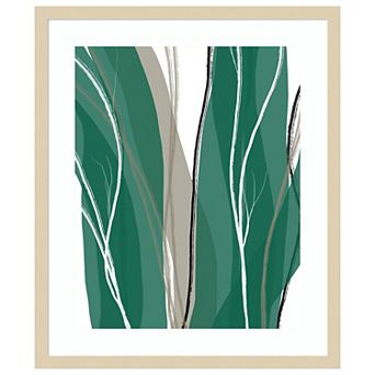 Sea Meadow IV by Jim Schlotzhauer Wood Framed Wall Art Print
