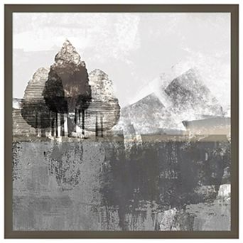 Textured Landscape by Northern Lights Wood Framed Wall Art Print