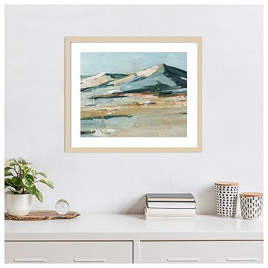 Spring Mountain View II by Ethan Harper Wood Framed Wall Art Print