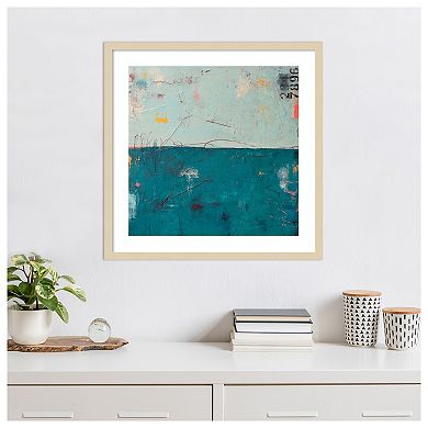 Blue Bay Hideaway by Erin Ashley Wood Framed Wall Art Print