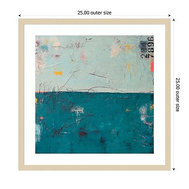 Blue Bay Hideaway by Erin Ashley Wood Framed Wall Art Print
