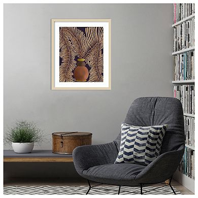 Leaf Concept I by Regina Morre Wood Framed Wall Art Print