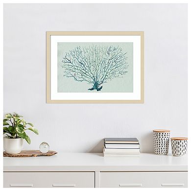 Seaglass Shadow III by Grace Popp Wood Framed Wall Art Print
