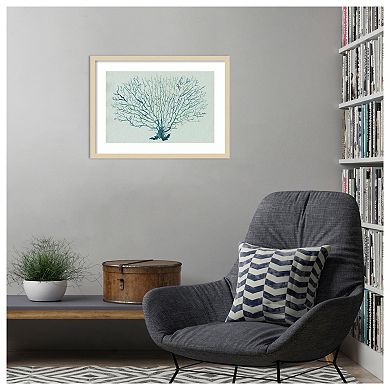 Seaglass Shadow III by Grace Popp Wood Framed Wall Art Print