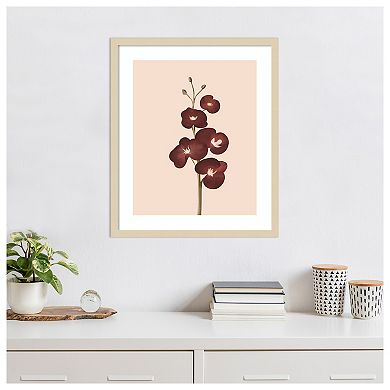 Pastel Flowers IV by Arctic Frame Wood Framed Wall Art Print