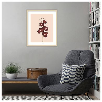 Pastel Flowers IV by Arctic Frame Wood Framed Wall Art Print