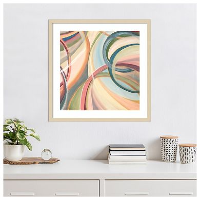 Overlapping Rings III by Lee C Wood Framed Wall Art Print