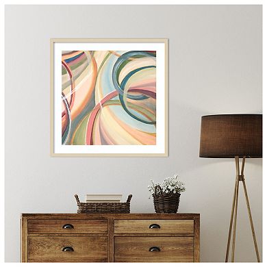 Overlapping Rings III by Lee C Wood Framed Wall Art Print