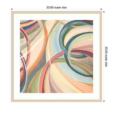 Overlapping Rings III by Lee C Wood Framed Wall Art Print