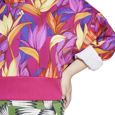 Plus Size adidas x FARM Graphic Sportswear Hoodie
