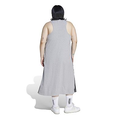 Plus Size adidas Essentials 3-Stripes Long Racerback Sportswear Dress