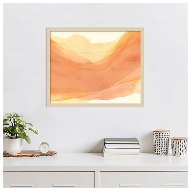 Sunset Layers I by Grace Popp Wood Framed Wall Art Print