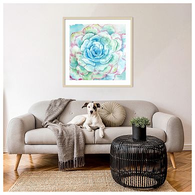 Sweet Succulents I by Cynthia Coulter Wood Framed Wall Art Print