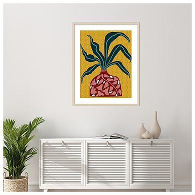 Snappy Botanical III by Regina Moore Wood Framed Wall Art Print