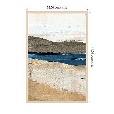 Buttermere I by Flora Kouta Wood Framed Wall Art Print