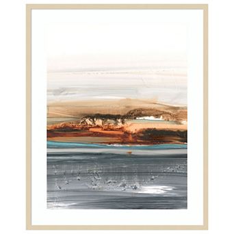 Sienna Dunes II by Ethan Harper Wood Framed Wall Art Print