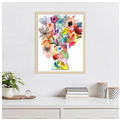 Linear Bouquet II by Melissa W Wood Framed Wall Art Print