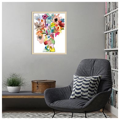 Linear Bouquet II by Melissa W Wood Framed Wall Art Print