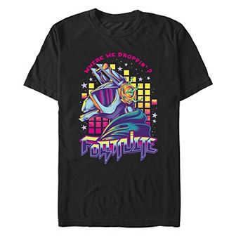 Men's Fortnite Where We Droppin' Graphic Tee