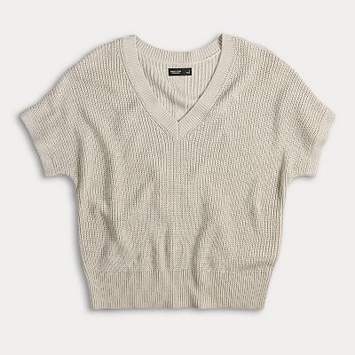 Women's Simply Vera Vera Wang V-Neck Sweater Tee