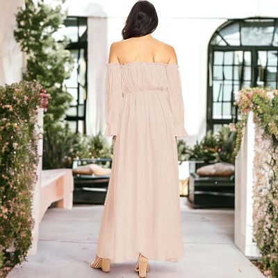 strapless open back dress Marie 