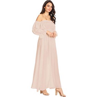 Women's Renaissance Overdress Medieval Irish Off Shoulder Dress