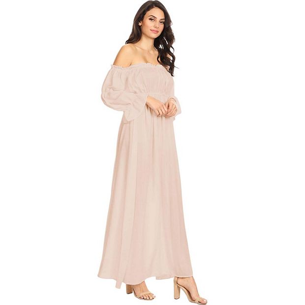 Women's Renaissance Overdress Medieval Irish Off Shoulder Dress