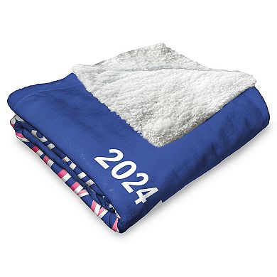Los Angeles Dodgers MLB 2024 World Series Champions Silk Touch Sherpa Throw Blanket