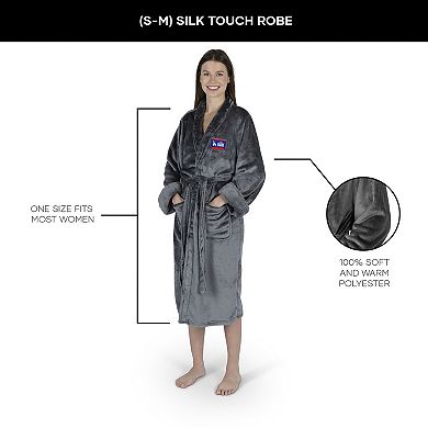 Los Angeles Dodgers MLB 2024 World Series Multi Champions Keepsake Charcoal S/M Silk Touch Bathrobe