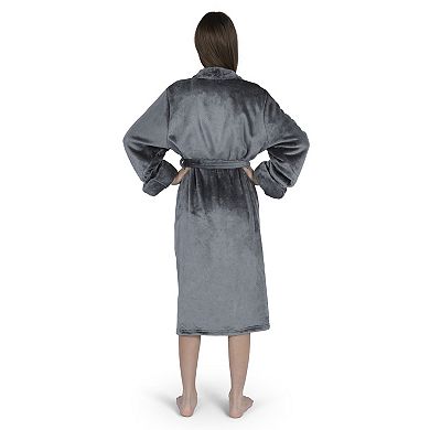 Los Angeles Dodgers MLB 2024 World Series Multi Champions Keepsake Charcoal S/M Silk Touch Bathrobe