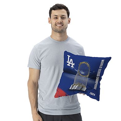 Los Angeles Dodgers MLB 2024 World Series Champs 18" x 18" Throw Pillow