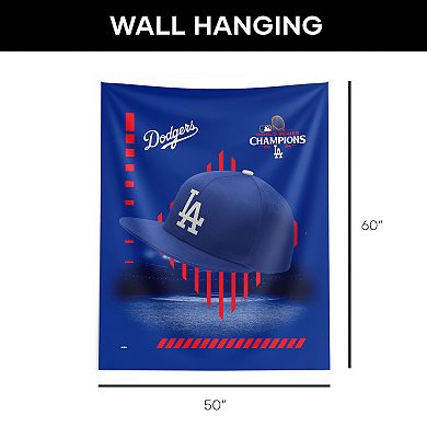 Los Angeles Dodgers MLB 2024 World Series Champions 50" x 60" Hanging Wall Decor