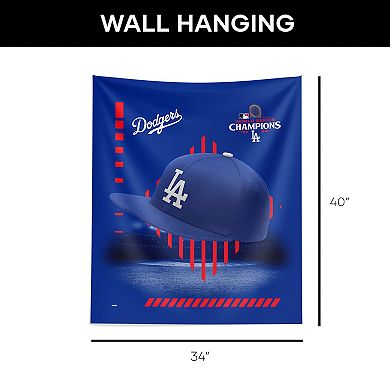 Los Angeles Dodgers MLB 2024 World Series Champions 34" x 40" Hanging Wall Decor