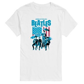 Big & Tall The Beatles American Tour 1964 Graphic Tee