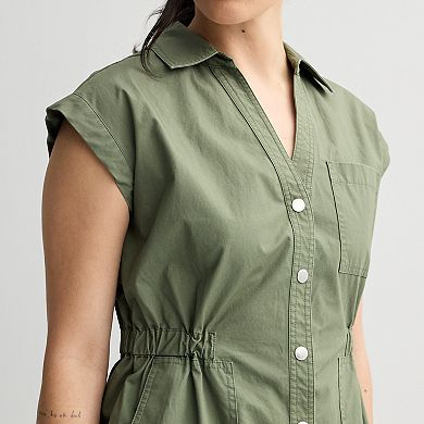 Women's Sonoma Goods For Life® Short Sleeve Utility Dress