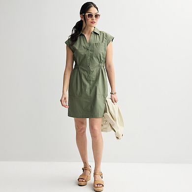 Women's Sonoma Goods For Life® Short Sleeve Utility Dress