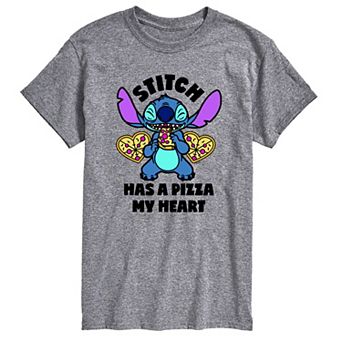 Disney's Lilo & Stitch Big & Tall Pizza My Heart Graphic Tee