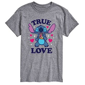 Disney's Lilo & Stitch Big & Tall True Love Pizza Graphic Tee