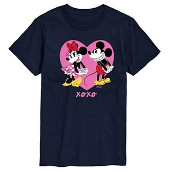 Disney's Mickey & Minnie Mouse Big & Tall XOXO Graphic Tee
