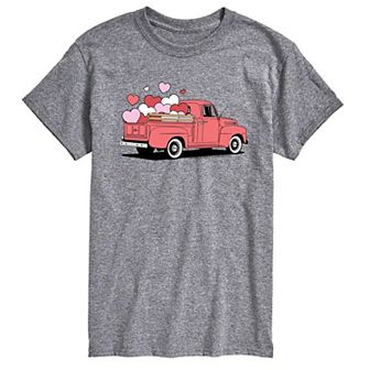 Big & Tall Ford F3 Pickup Full Of Hearts Graphic Tee