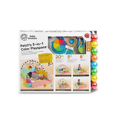 Baby Einstein Patch’s 5-in-1 Color Playspace Activity Gym & Ball Pit