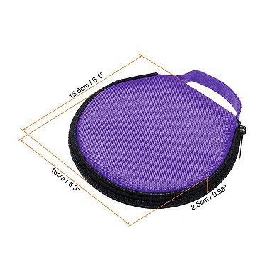 CD Case Holders, Portable Tote Disk Record Storage Dividers Wallet Organizer for Discs Collection