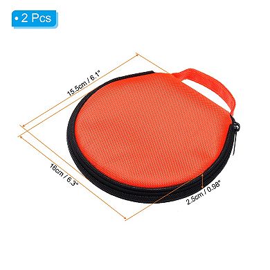 CD Case Holders, Waterproof Portable Tote Disk Record Storage Dividers Wallet Organizer