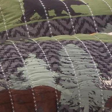 Greenland Home Fashion Black Bear Lodge Pillow Sham