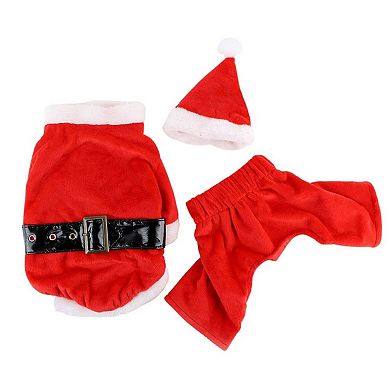 Midlee Dog Santa Claus Costume